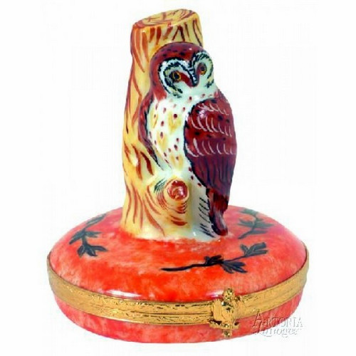 Artoria Barn Owl Limoges Box