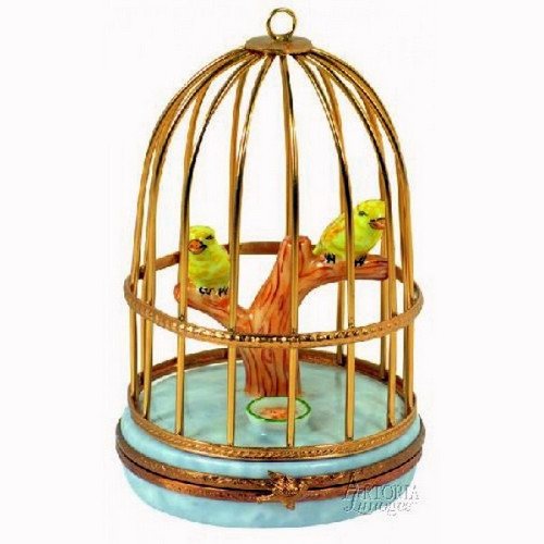 Artoria Yellow Canaries Limoges Box