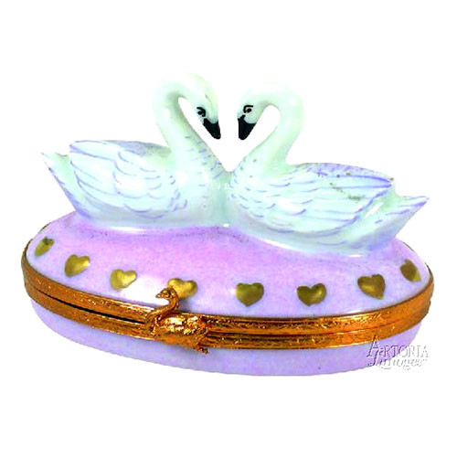 Artoria Swans in Love Limoges Box