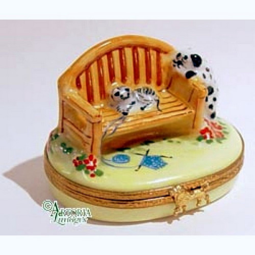 Artoria Garden Bench Limoges Box