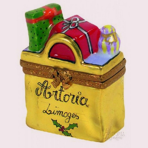 Artoria Christmas Shopping Bag Limoges Box