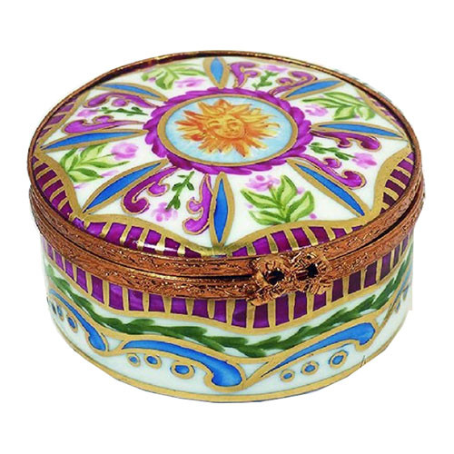 Artoria Medium Round: Sun King Limoges Box