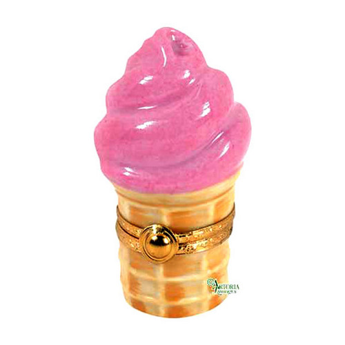 Artoria Ice Cream Cone: Strawberry Limoges Box