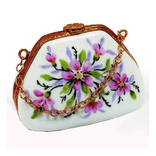 Artoria Purse with Chain Limoges Box