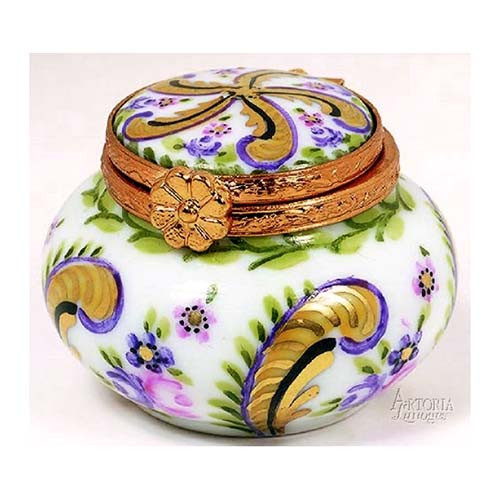 Artoria Mini Round Pot:Fontainebleau Limoges Box