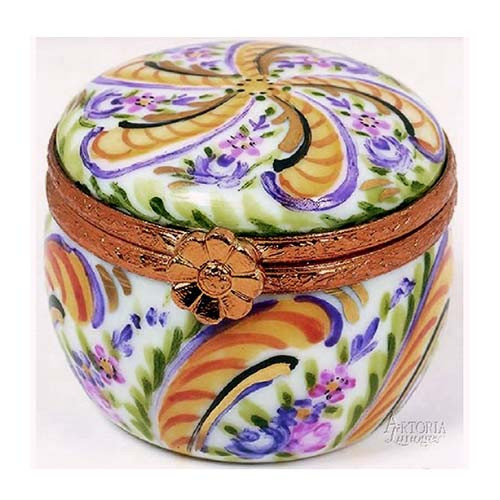 Artoria Round Briance Box Limoges Box