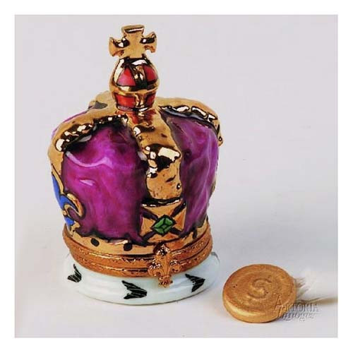 Artoria Golden Royal Crown Limoges Box