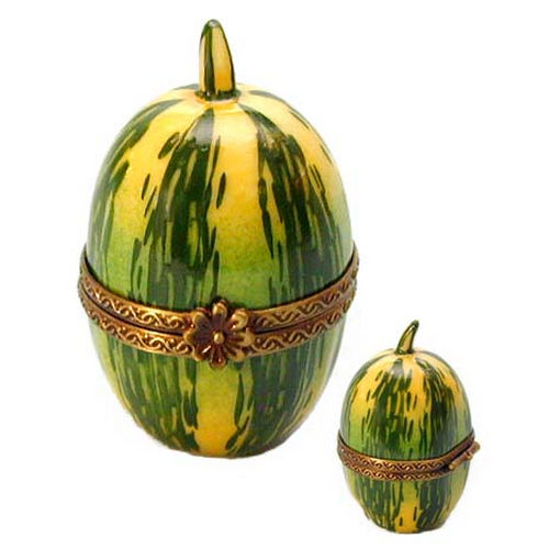 Chamart Green Gourd Limoges Box