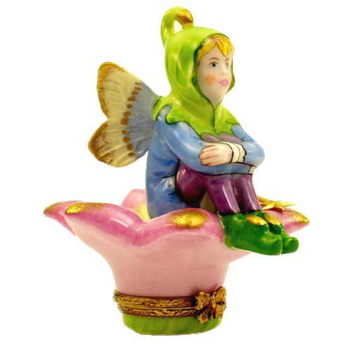 Rochard Fairy on Flower Limoges Box