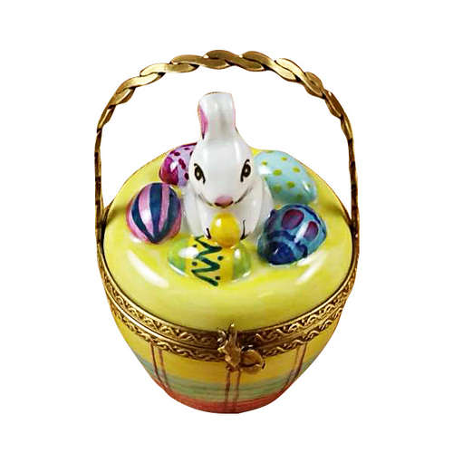 Rochard Bunny in Basket Limoges Box