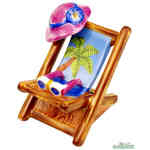 Rochard Lounge Chair with Palm Tree
