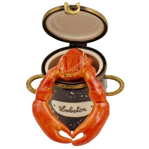 Rochard Lobster Pot  Limoges Box
