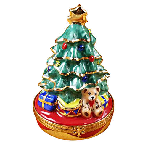 Rochard Christmas Tree with Gifts Limoges Box