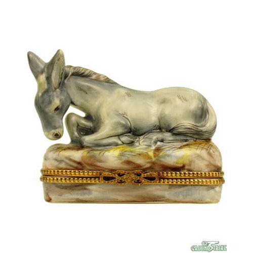 Rochard Donkey Limoges Box