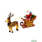 Rochard Santa in Sleigh with Reindeer