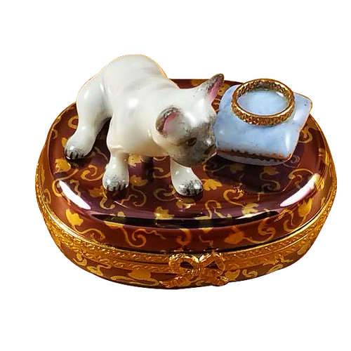 Rochard French Bulldog Limoges Box