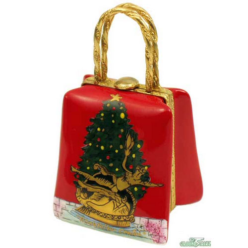 Rochard Christmas Shopping Bag Limoges Box