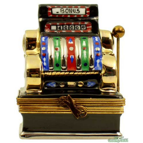 Rochard Jackpot Slot Machine Limoges Box