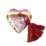 Rochard Heart Pink Angel with Tassel