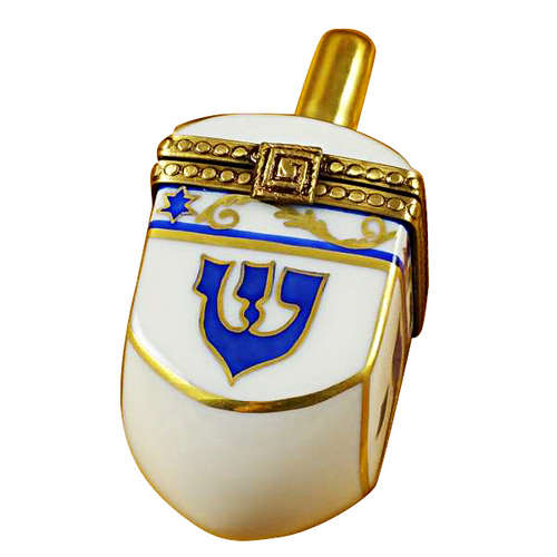 Rochard Dreidel - White Limoges Box