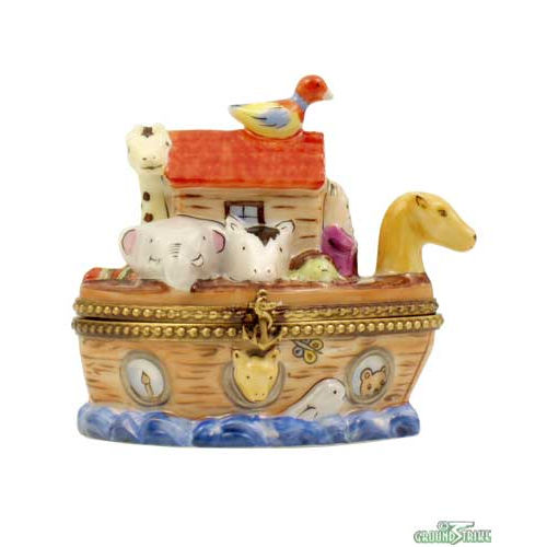 Rochard Noah's Ark Limoges Box