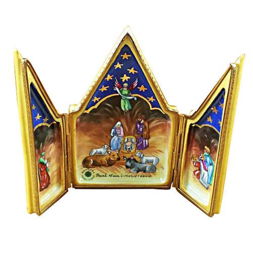 Rochard Nativity Triptych Limoges Box