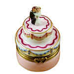Rochard Mini Wedding Cake with Bride and Groom