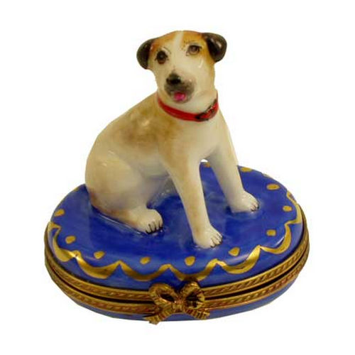 Rochard Jack Russell Terrier Limoges Box