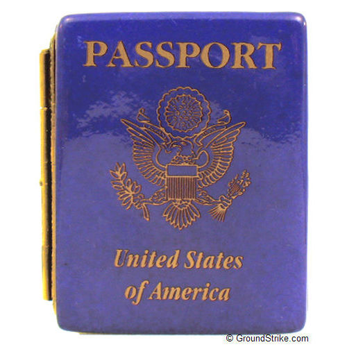 Rochard American Passport Limoges Box