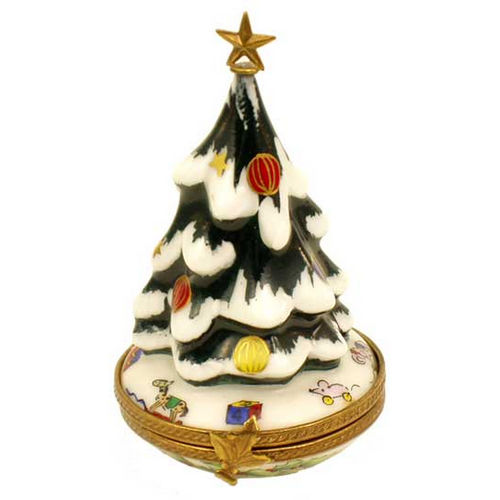 Rochard Small Christmas Tree Limoges Box