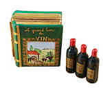 Rochard Wine Book with Three Bottles