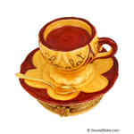 Rochard Hot Chocolate Cup and Saucer