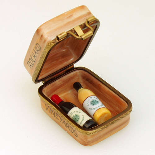 Rochard Napa Valley Wine Case Limoges Box