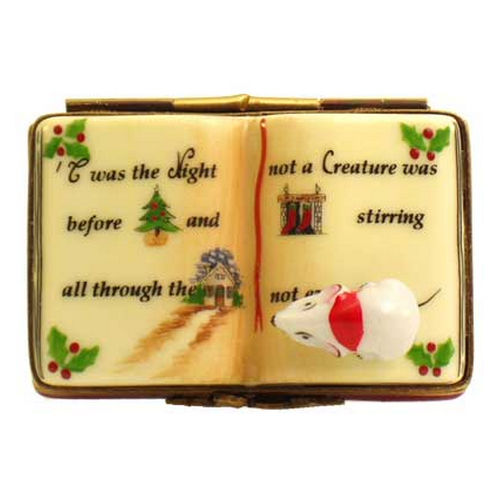 Rochard The Night Before Christmas Book Limoges Box