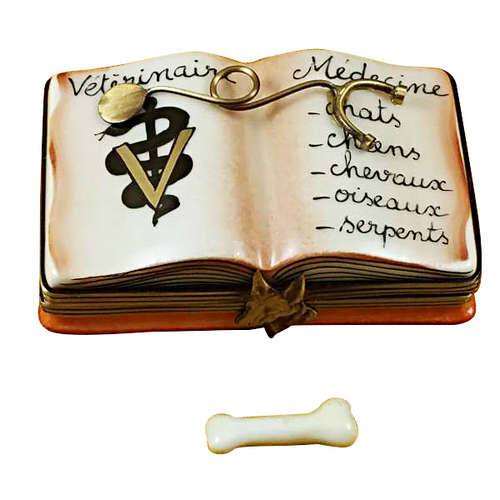 Rochard Veterinarian Book Limoges Box