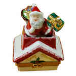 Rochard Santa Claus on Roof with Presents