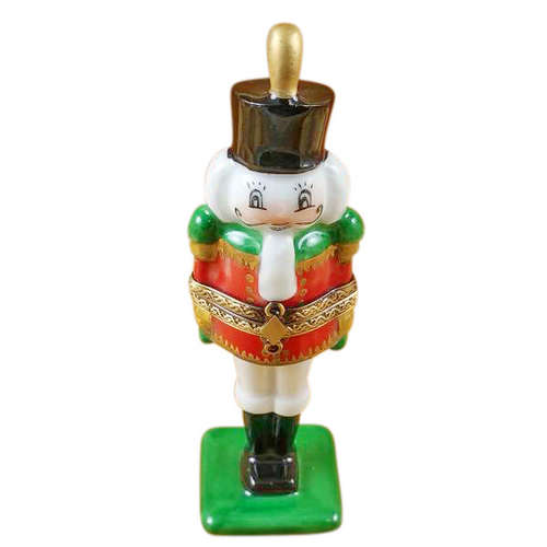 Rochard Nutcracker on Flat Blue Base Limoges Box