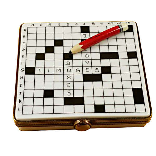 Rochard Crossword Puzzle Limoges Box