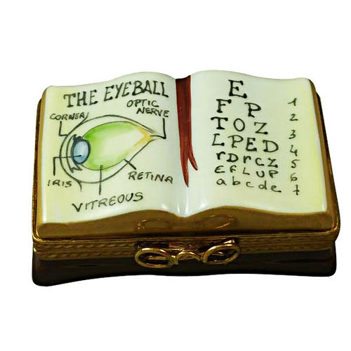 Rochard Opthalmologist/Eye Doctor Book Limoges Box