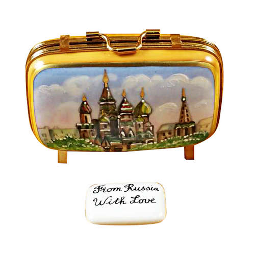 Rochard Russia Suitcase Limoges Box