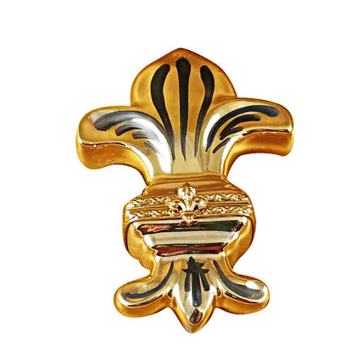 Rochard Fleur De Lys - Gold Limoges Box