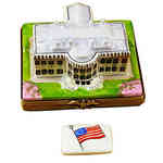 Rochard White House with Removable Flag