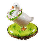 Rochard Goose with Spring and Christmas Wreaths