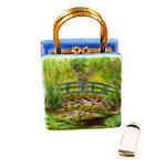 Rochard Monet Bag with Bridge and Water Lily Includes Removable Paint Tube