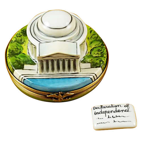 Rochard Jefferson Memorial Limoges Box