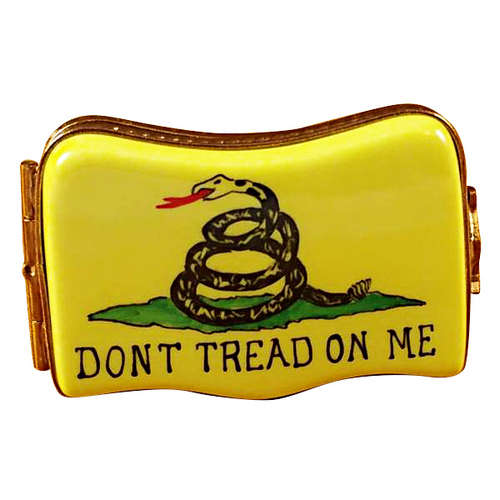 Rochard Don't Tread on Me Flag Limoges Box