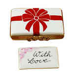 Rochard Gift Box with Red Bow - with Love