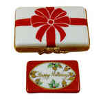Rochard Gift Box with Red Bow - Happy Holidays