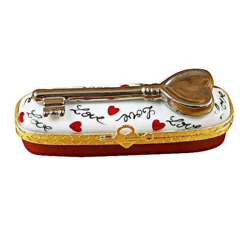 Rochard Key To My Heart Limoges Box