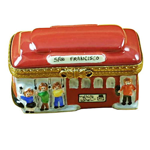 Rochard San Francisco Cable Car Limoges Box